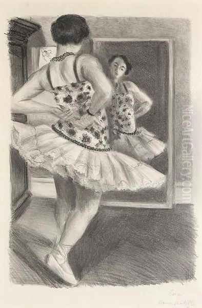 Danseuse refletee dans la Glace - view 1