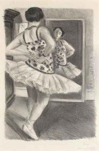 Danseuse refletee dans la Glace
