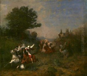 Arab Cavaliers by Eugene Fromentin