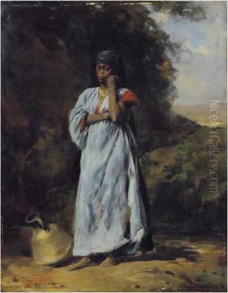 Jeune Femme Devant Le Nil - view 1