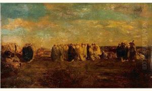 Concours De Tir Au Marche Marocain by Eugene Fromentin