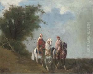 Arab Huntsmen by Eugene Fromentin
