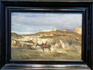 Arab Caravan by Eugene Fromentin