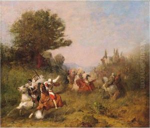 Arab Warriors by Eugene Fromentin