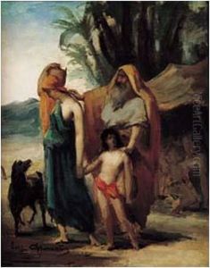 Abraham Chassant Agar Et Ismael