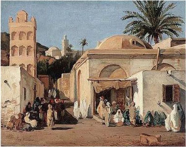 Street Scene In Algiers - view 1