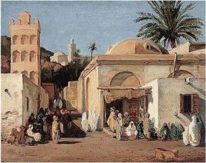 Street Scene In Algiers