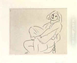Jeune Femme enserrant son Genou gauche by Henri Matisse