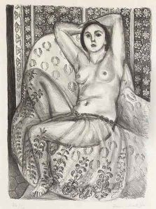 Odalisque assise à la Jupe de Tulle 2 by Henri Matisse