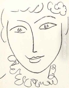 Portraits, Monte Carlo, Andre Sauret, 1954 by Henri Matisse