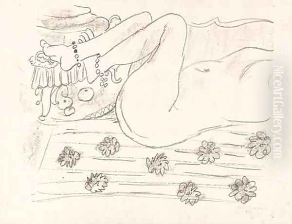 Nu, Etude d'un mouvement de jambes - view 1