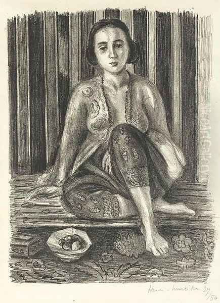 Odalisque a la coupe de fruits - view 1