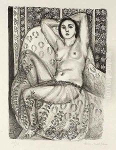 Odalisque assise à la Jupe de Tulle by Henri Matisse
