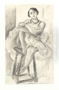 Danseuse au tabouret, from Dix danseuses by Henri Matisse