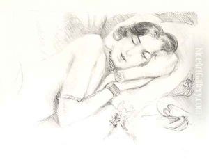 Figure endormie aux Babouches by Henri Matisse