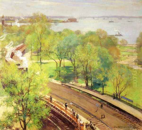 Battery Park - Spring - view 1