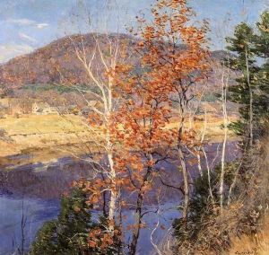 Closing Autumn by Willard Leroy Metcalf