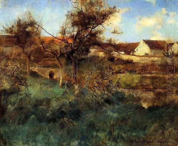 Landscape in Grez 1884 - view 1