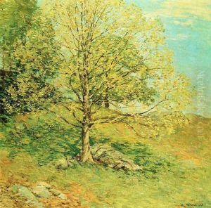 Budding Oak by Willard Leroy Metcalf
