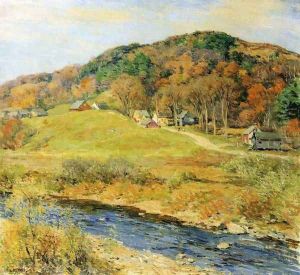 November Mist by Willard Leroy Metcalf