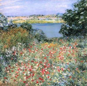Poppy Garden by Willard Leroy Metcalf