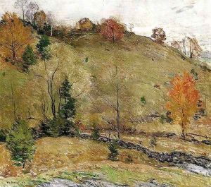 Hillside Pasture by Willard Leroy Metcalf