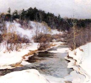 The Frozen Pool, March by Willard Leroy Metcalf