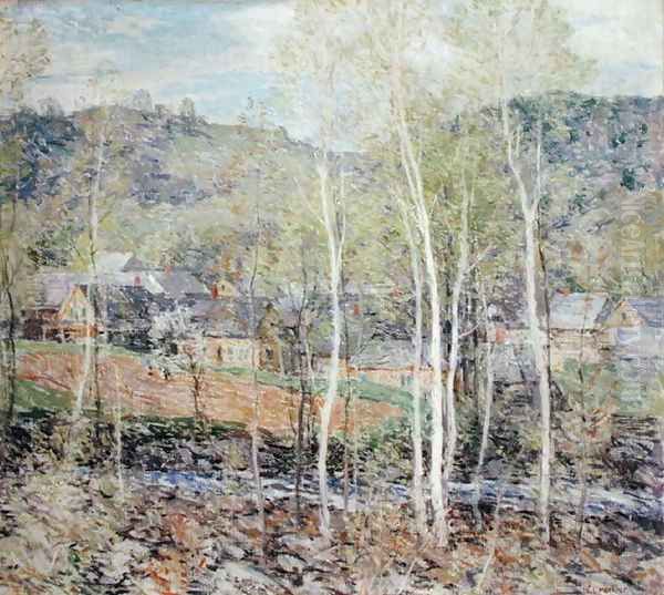 The Village in Spring, 1923 - view 1