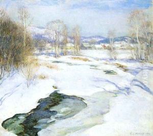 Icebound Brook 1922 by Willard Leroy Metcalf