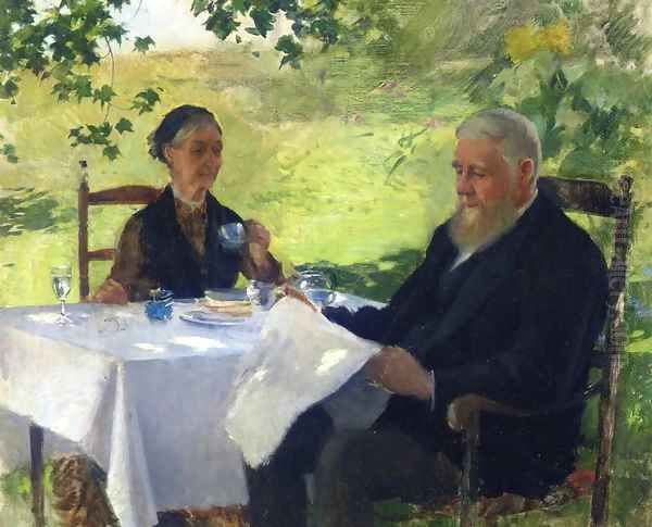 Tea on the Porch 1890 - view 1