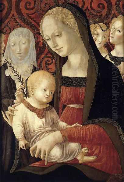 Virgin and Child with St Catherine and Angels c. 1490 - view 1