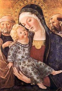 Madonna with Child and Two Saints c. 1470 by Francesco Di Giorgio Martini