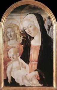 Madonna and Child with an Angel c. 1471 by Francesco Di Giorgio Martini