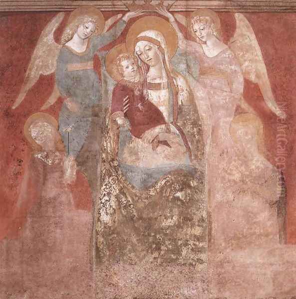 Madonna and Child with Angels c. 1468 by Francesco Di Giorgio Martini