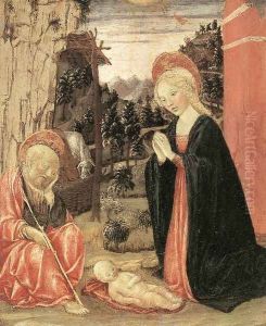 Nativity c. 1465 by Francesco Di Giorgio Martini