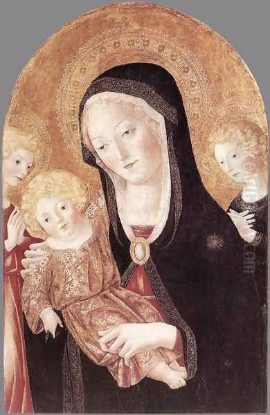 Madonna and Child with Two Angels 1465-66 - view 1