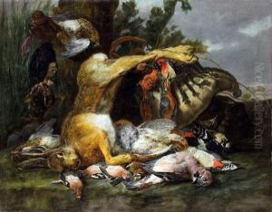 Trophee De Chasse Convoite Par Un Chat
