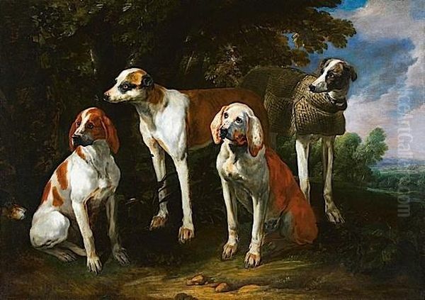 Portrait De Cinq Chiens - view 1