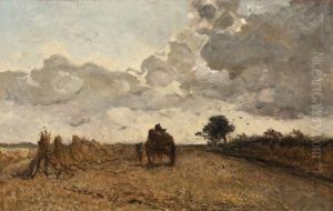 The Loading Of The Wheat Sheaves by Paul Joseph Constantine Gabriel