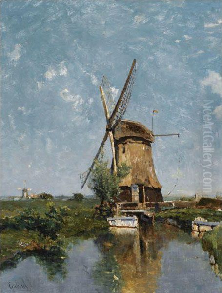 A Mill In A Polder Landscape - view 1