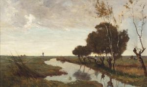 Polder Landscape Near Abcoude