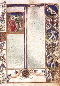 First page of the Codex De Animalibus