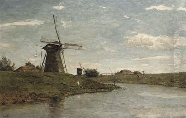 Windmills At Kinderdijk - view 1