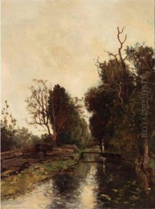 De Broeksloot Te Voorburg by Paul Joseph Constantine Gabriel