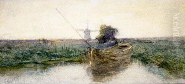 Polder Landscape Near Kortenhoef - view 1