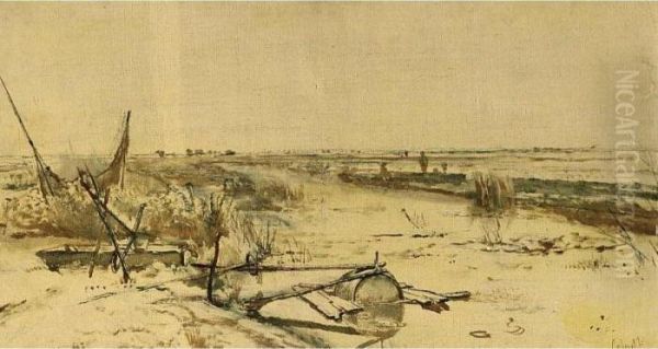 A View Of The Kamper Veenderij (het Zwijnsleger Near Grafhorst) - view 1