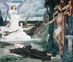 The Vision Legend of the 14th Century 1872 by Luc-Olivier Merson