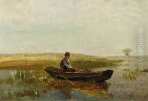 Visscher: Tegen De Avond by Paul Joseph Constantine Gabriel