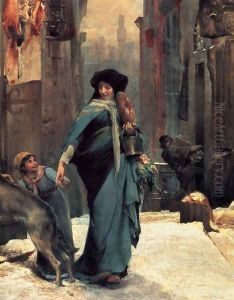 The Wolf of Agubbio - detail by Luc-Olivier Merson