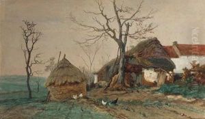 A Sunlit Farmyard A Sunlit Farmyard